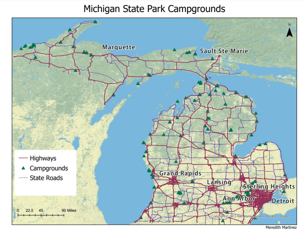Michigan State Campgrounds